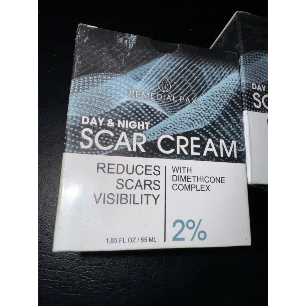 2 Scar Cream Remedial Pax Day & Night Reduces Scars Visibility Exp 8/26